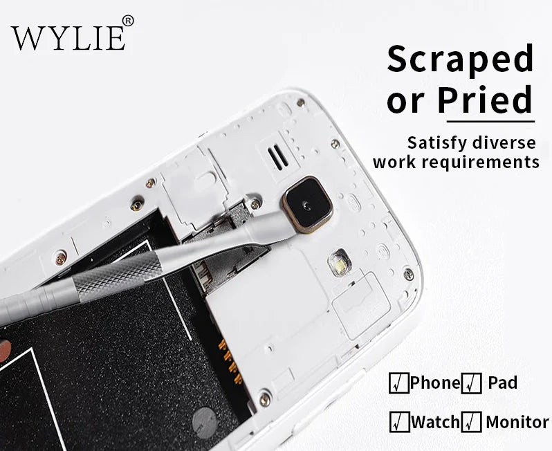 Wylie WL-376 Stainless Steel Anti-slip Handle Magnetic Tin Scraper