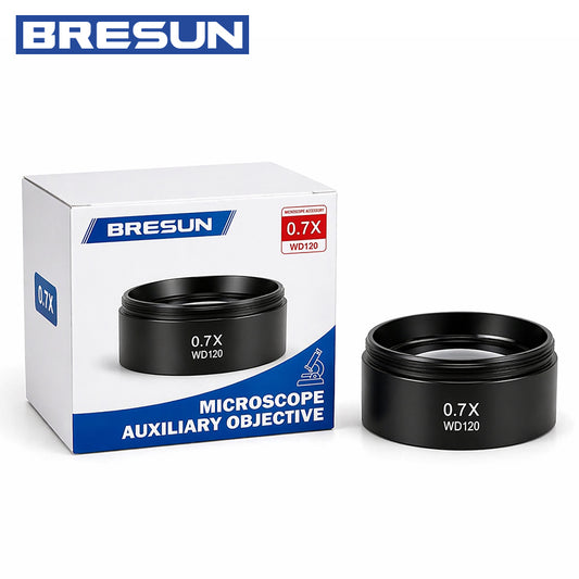 BRESUN WD165/WD120 Microscope Auxiliary Objectives 0.5/0.7x