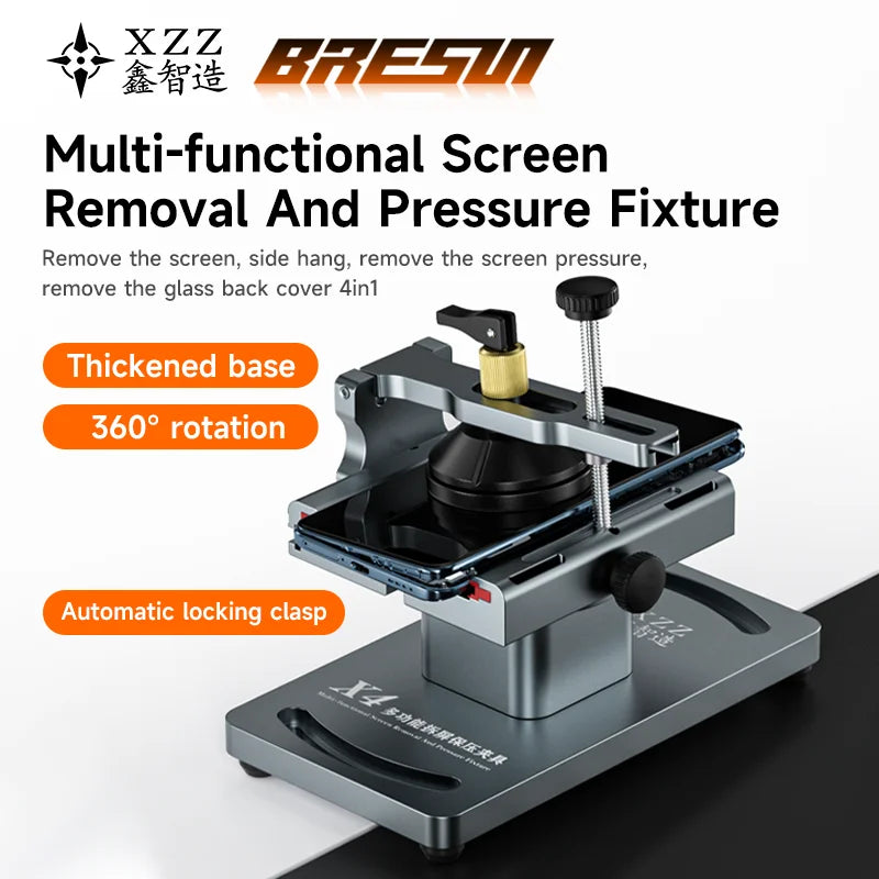 Multi-functional Screen Removal And Pressure Fixture