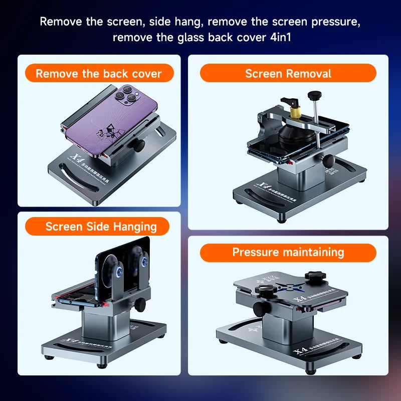 Multi-functional Screen Removal And Pressure Fixture